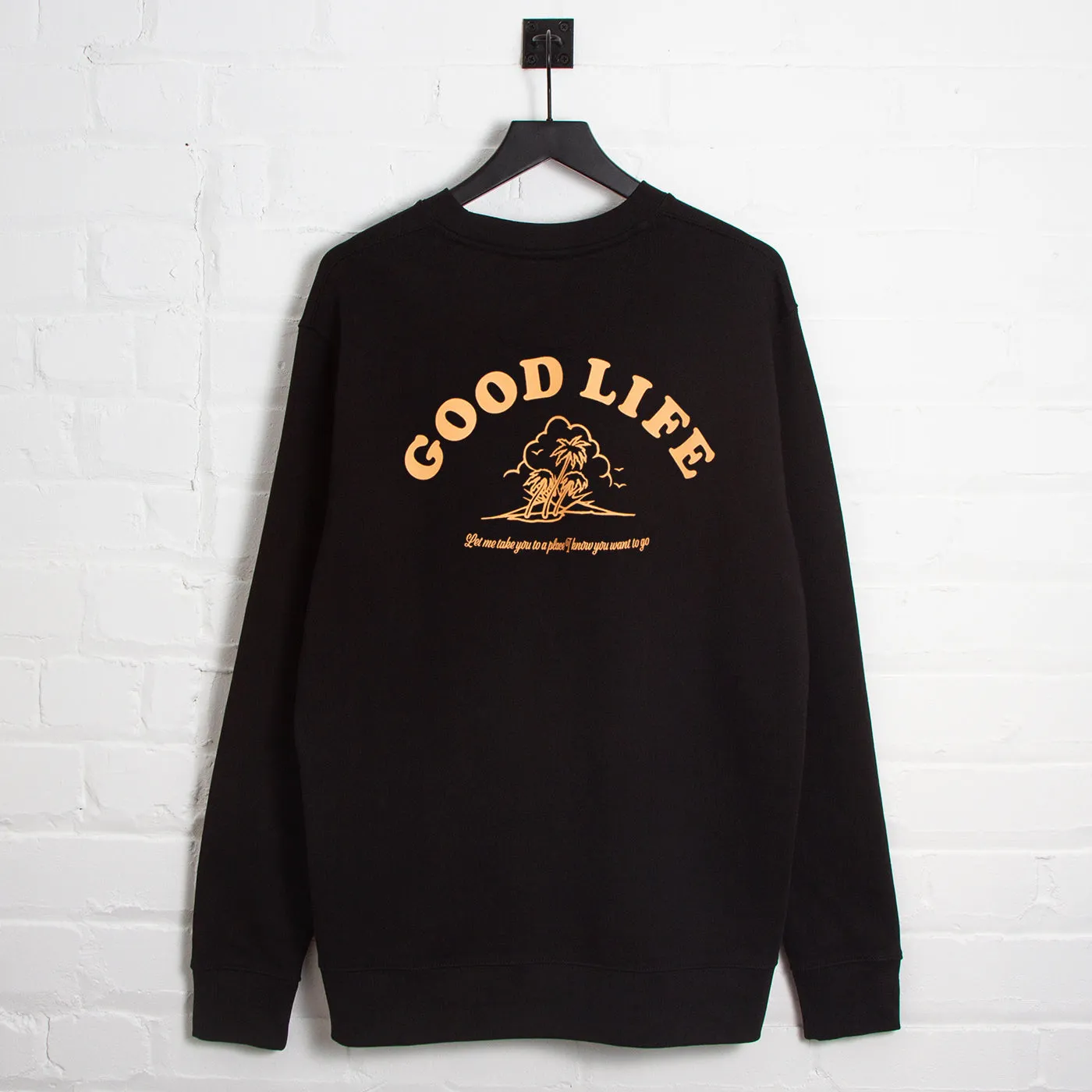 Good Life - Sweatshirt - Black Tailored Fit