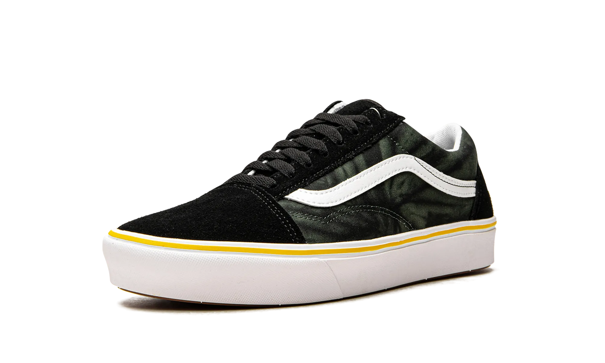 Comfycush Old Skool "Black Tie-Dye" Foam Base Padded Tongue