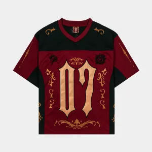 Effortless Style Guadalupe 07 Mesh Mens Jersey (Red/Green)