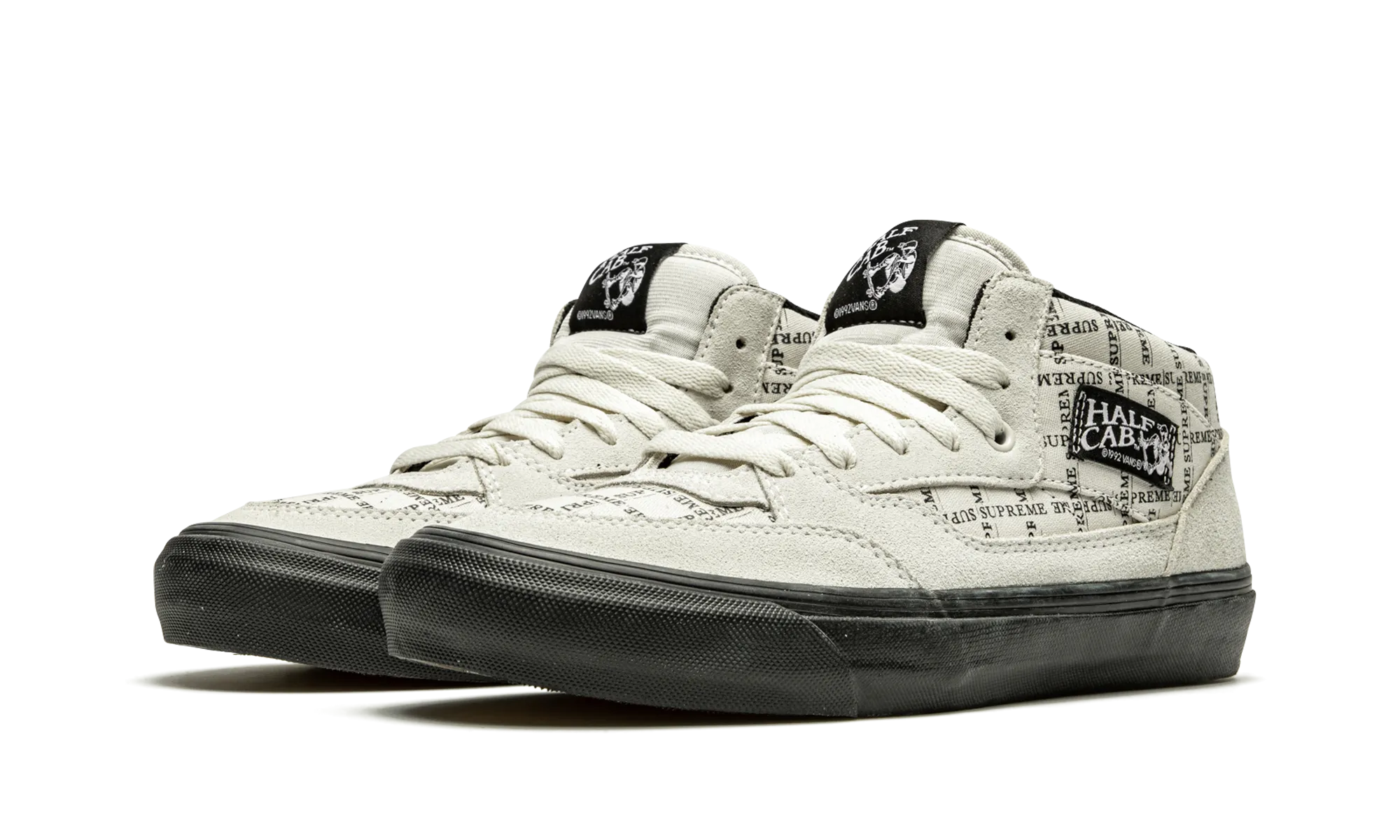Vital Step Flexible Sole Half Cab Pro Supreme "Supreme - Grid Logo - White"