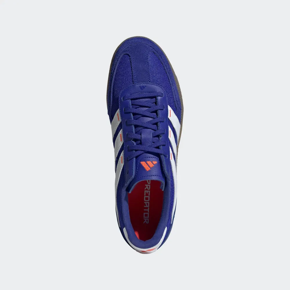 Abrasion Resistant Construction Adidas Predator Freestyle IN Indoor Football Shoes (Lucid Blue/White/Solar Red)