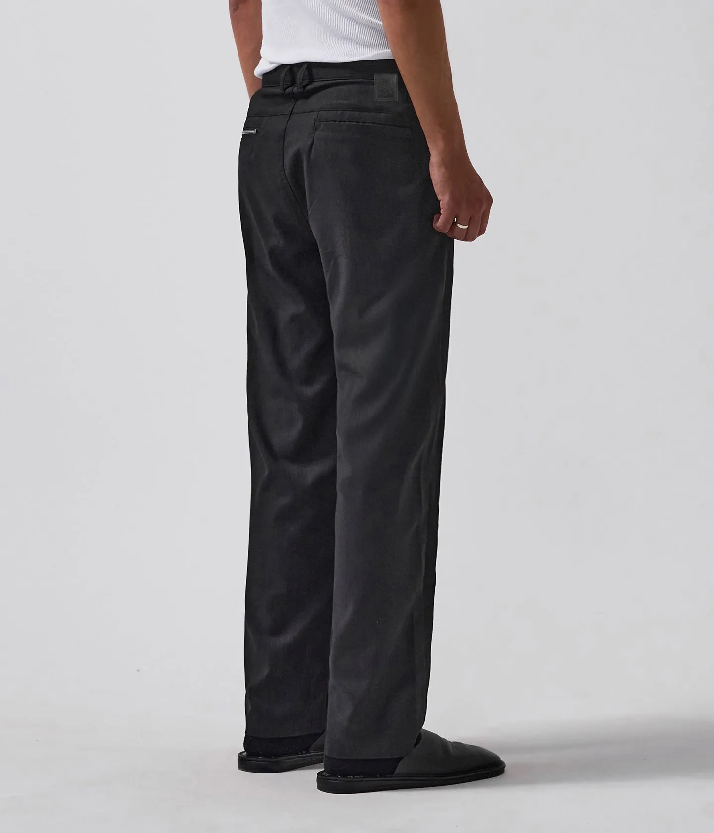 Minimal Stretch Fit HARMONY PANT // BLACK