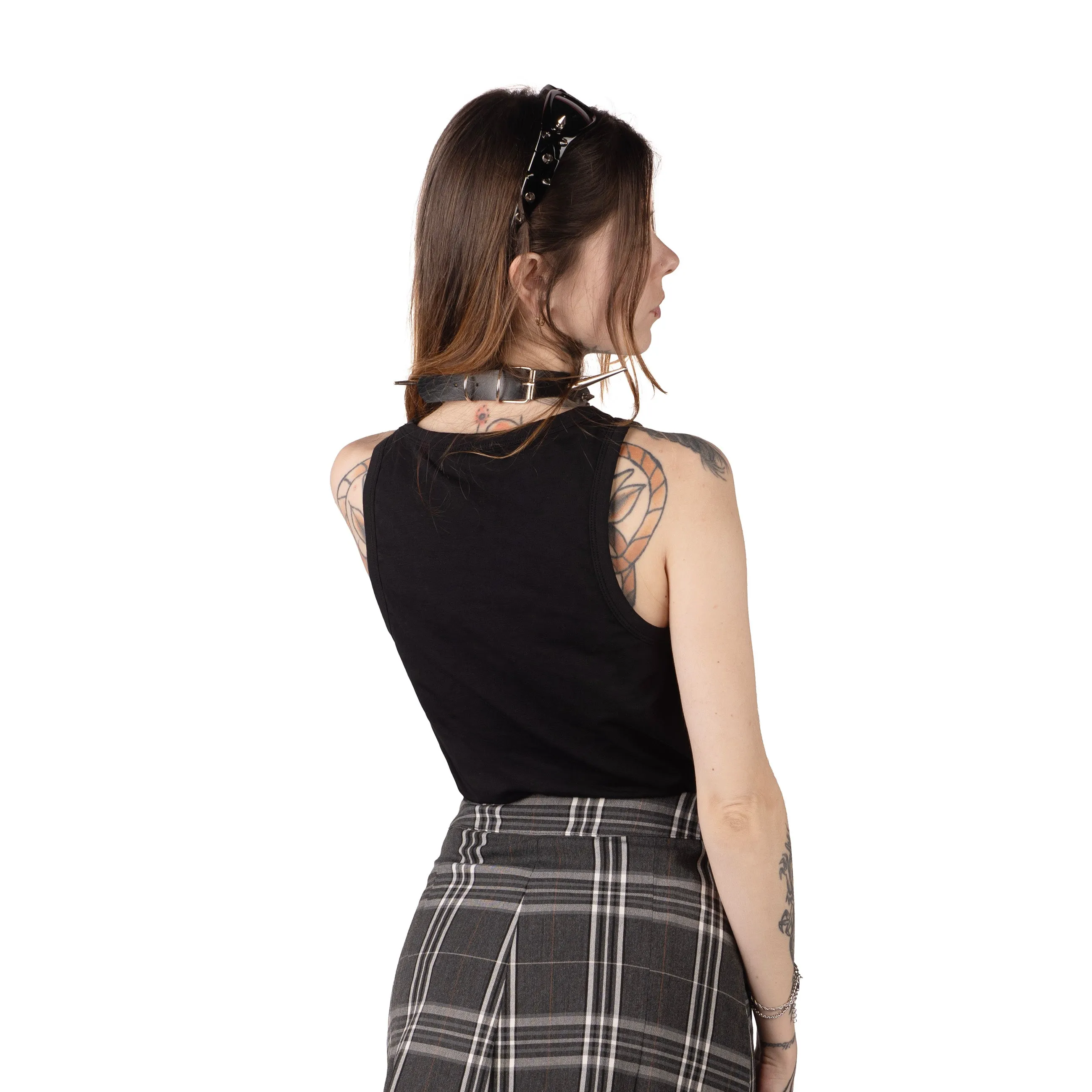 Hell no Kitty - Crop Top Stretch Comfort Drop Shoulder Design