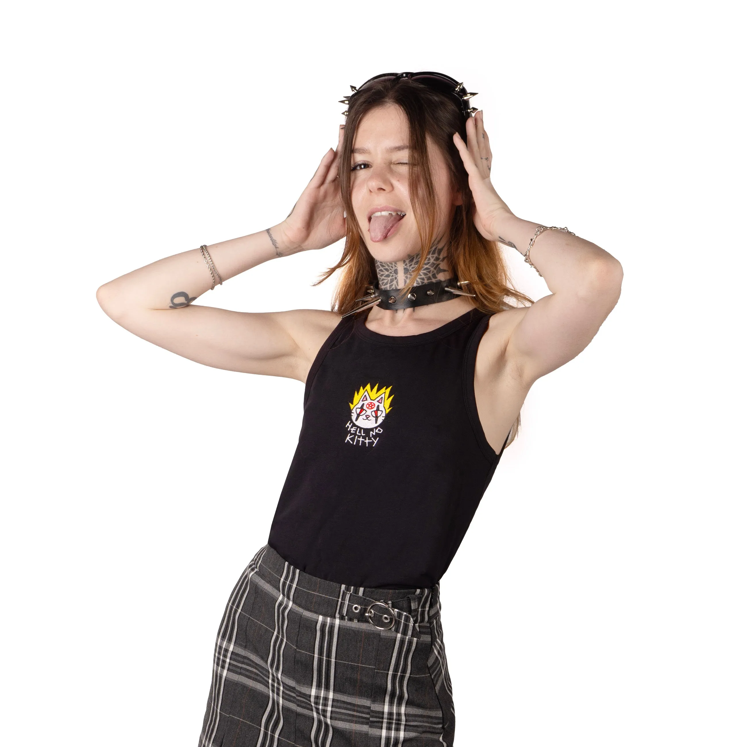 Hell no Kitty - Crop Top Effortless Design TemperatureRegulating