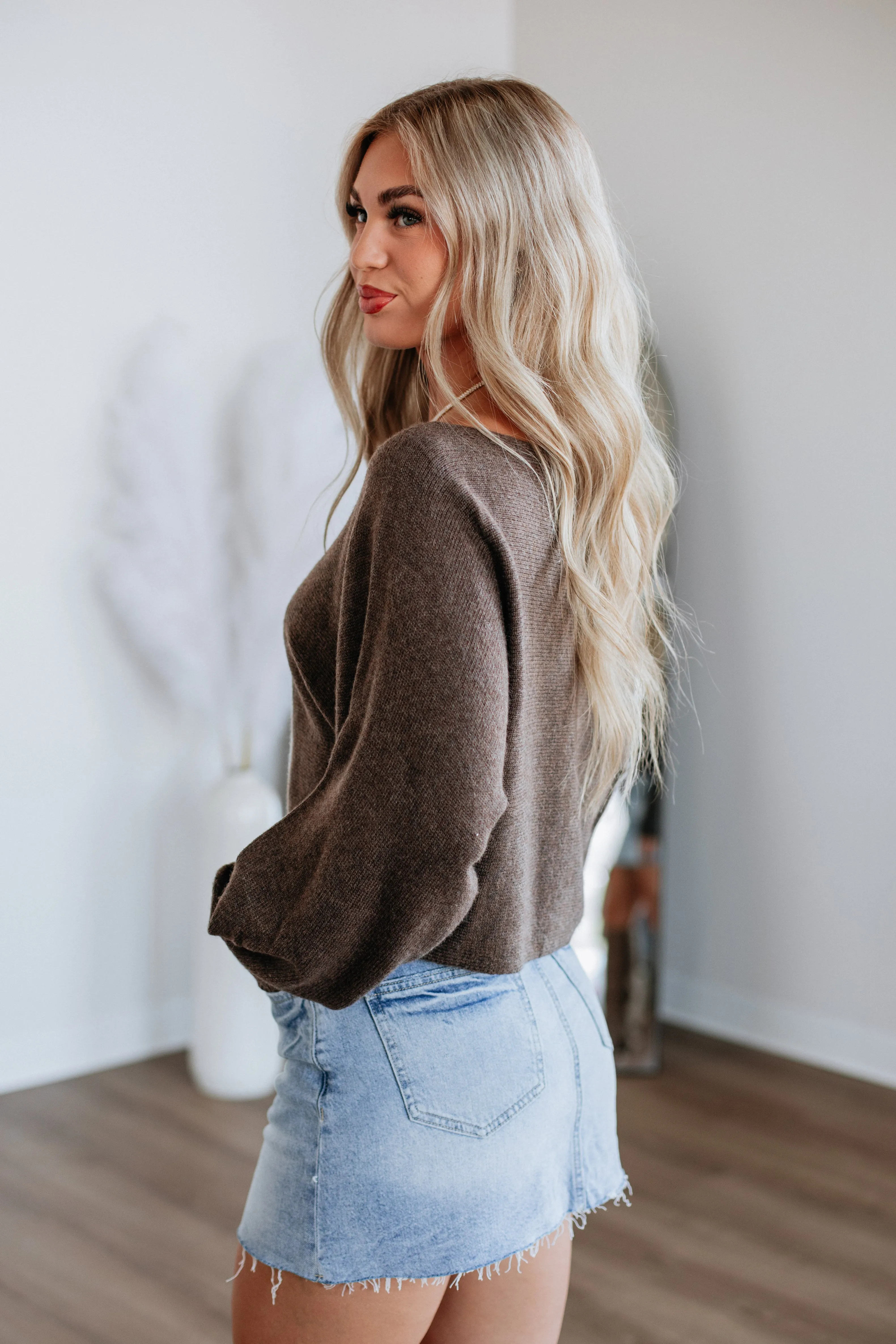 Crossback Strap Personality Style Laynie Mica Denim Skirt