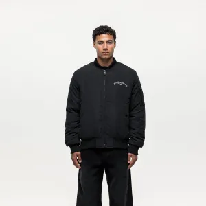 Advanced Wickability System Track Black Bomber Jacket