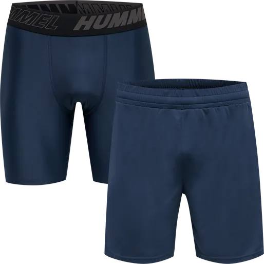 tall sizing Hummel Men's Te Topaz Shorts Set 2-Pack