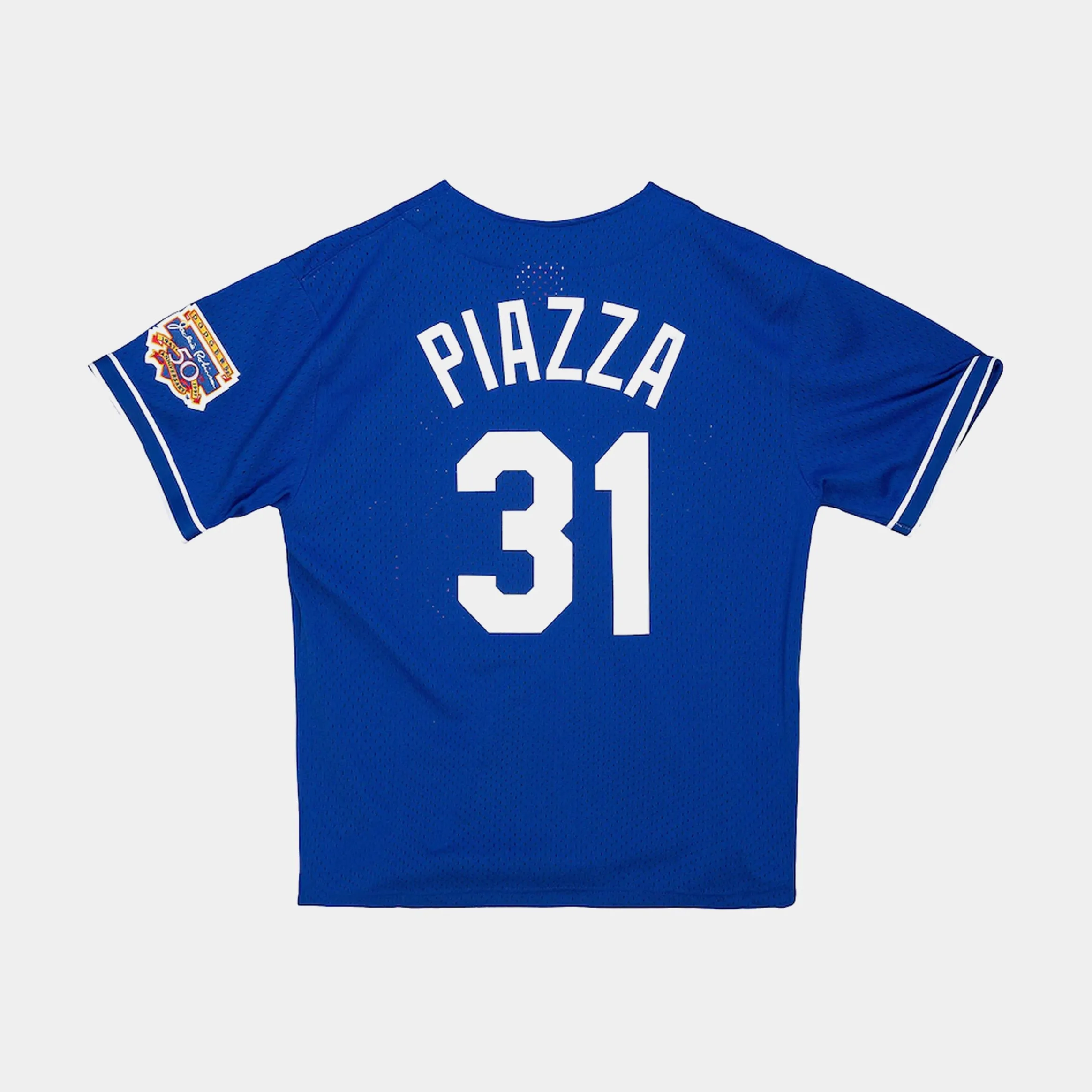 Sustainable Dye Method Los Angeles Dodgers Mike Piazza 1997 Mens Jersey (Blue/White)