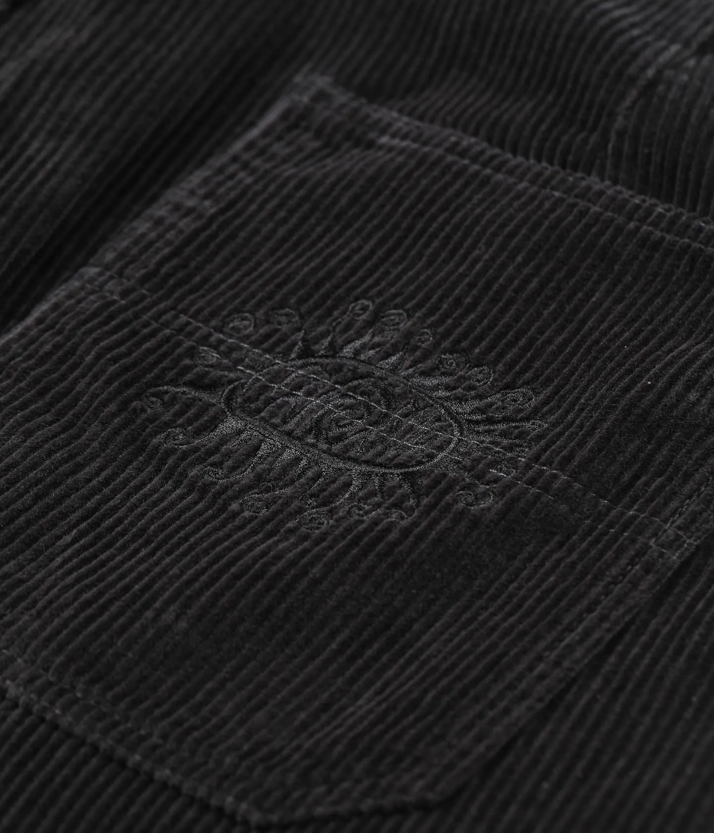 Comfortable Design REYNOLDS CORD PANT // CHARCOAL