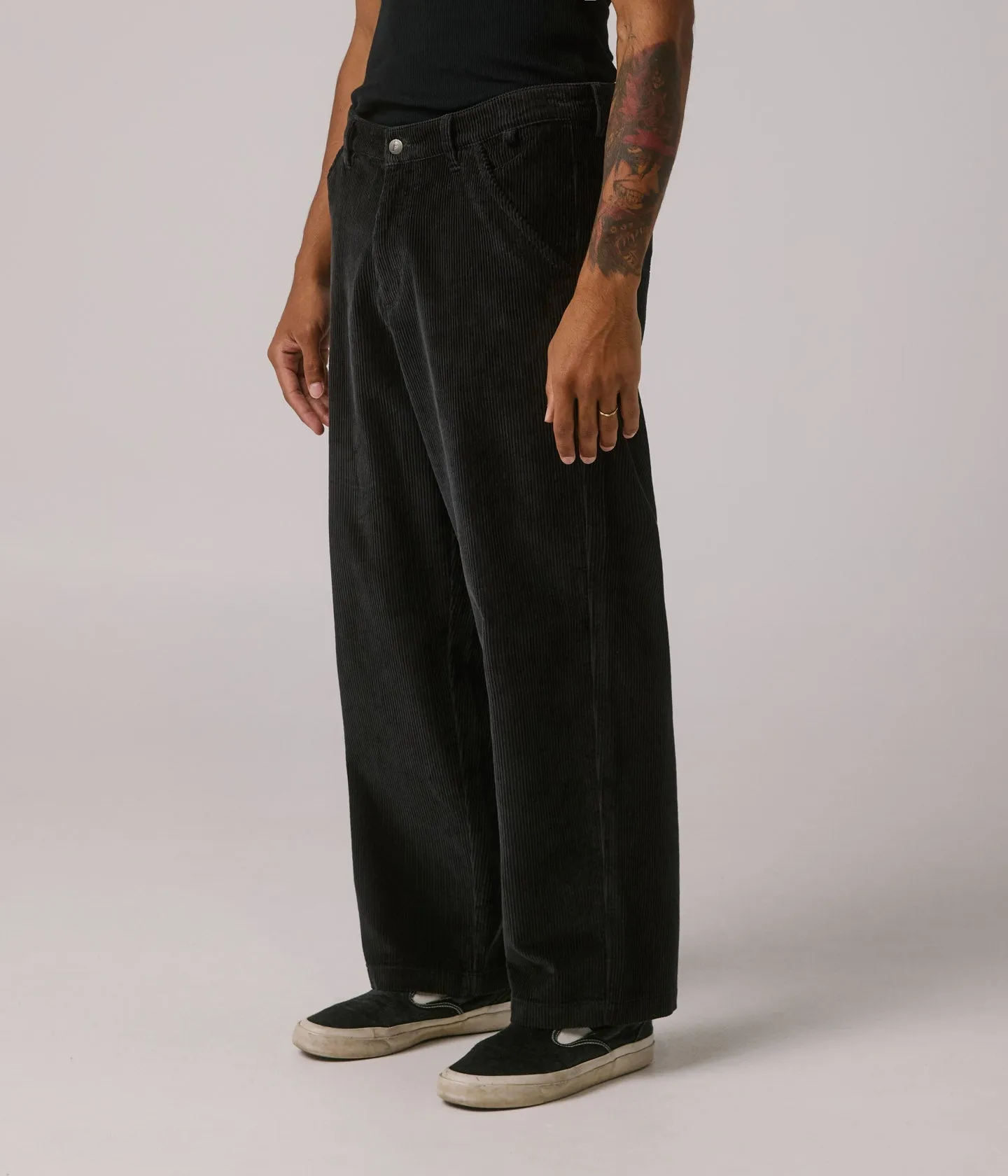 REYNOLDS CORD PANT // CHARCOAL FlameRetardantTreatment Core Comfort