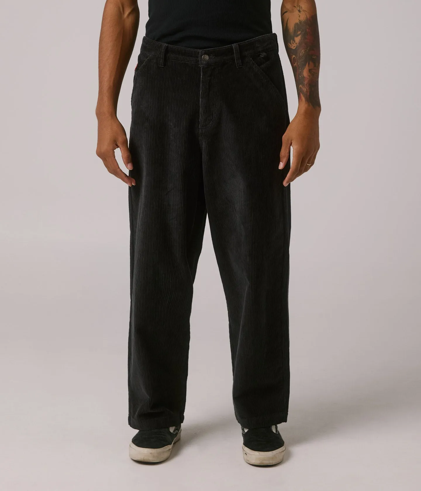 Quick Access REYNOLDS CORD PANT // CHARCOAL