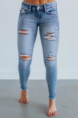 Sharp Finish Unisex Friendly Murrie KanCan Jeans - Medium Wash