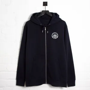 Illegal Rave Crest - Zipped Hood - Navy Team Pride