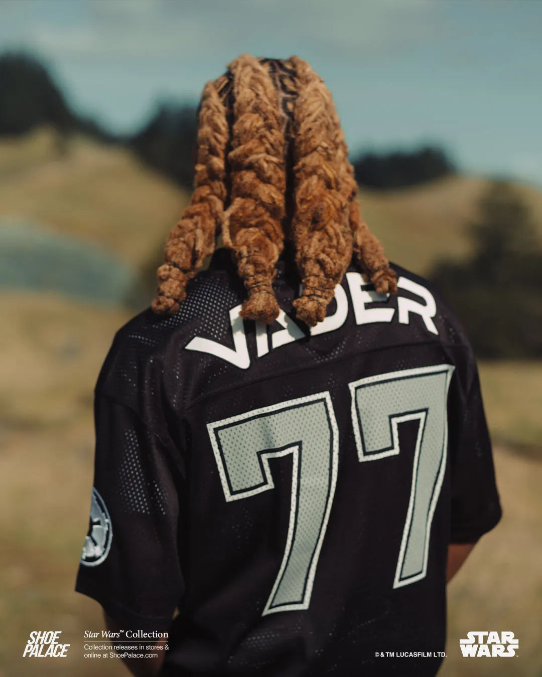 Shoe Palace Star Wars? DARTH VADER? Mens Jersey (Black/Silver) Action Gear