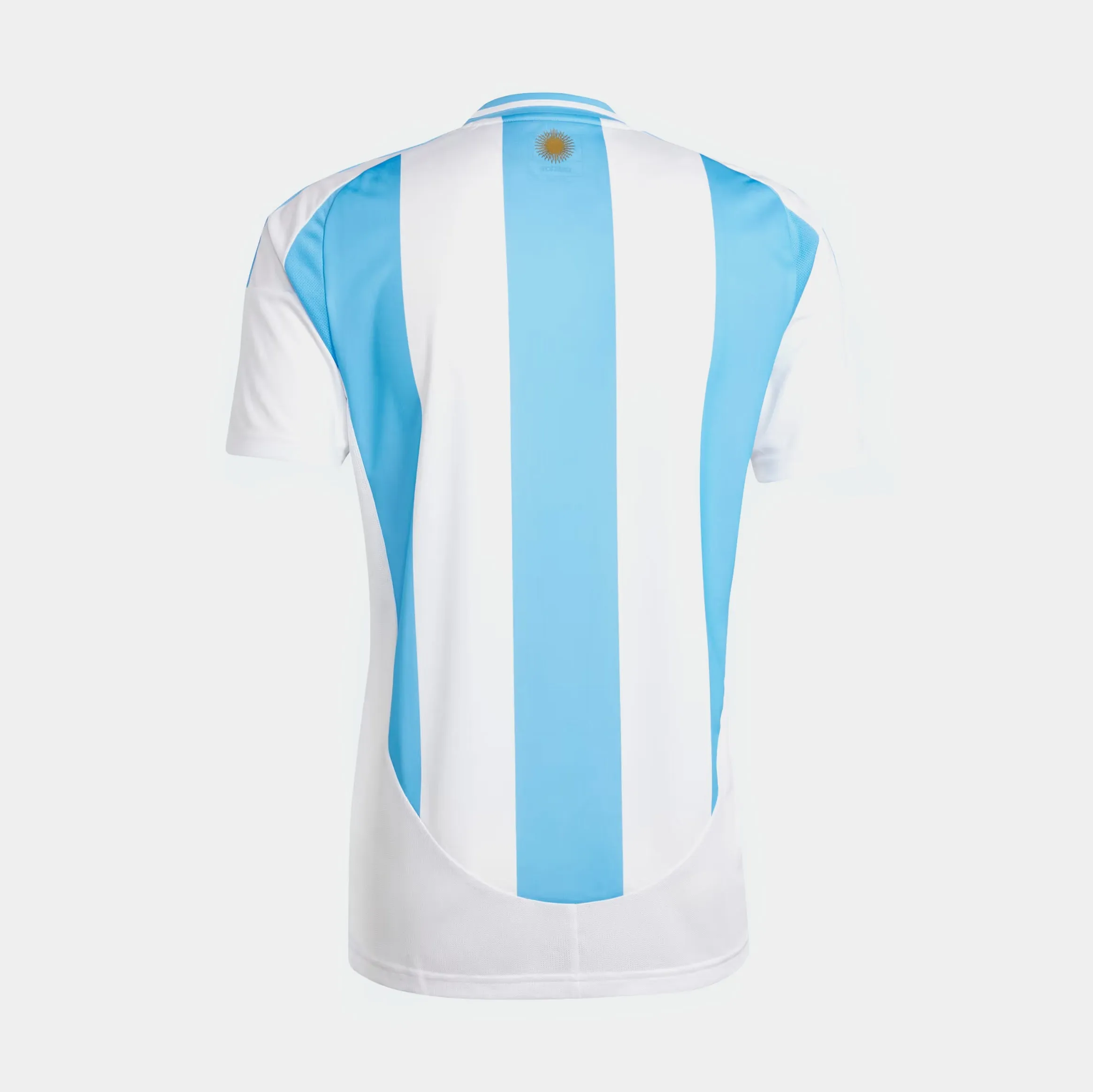 Argentina Home 2024 Mens Jersey (White/Blue) Reinforced Hems Move Enhanced