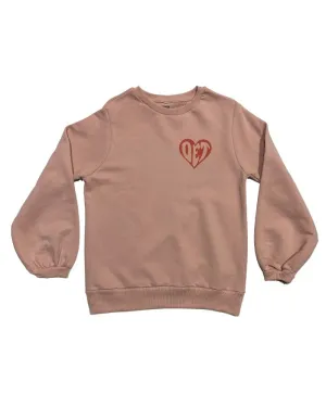 Cold Weather Wear Ink Detroit - From Detroit with love - Balloon sleeve crew neck - Pink