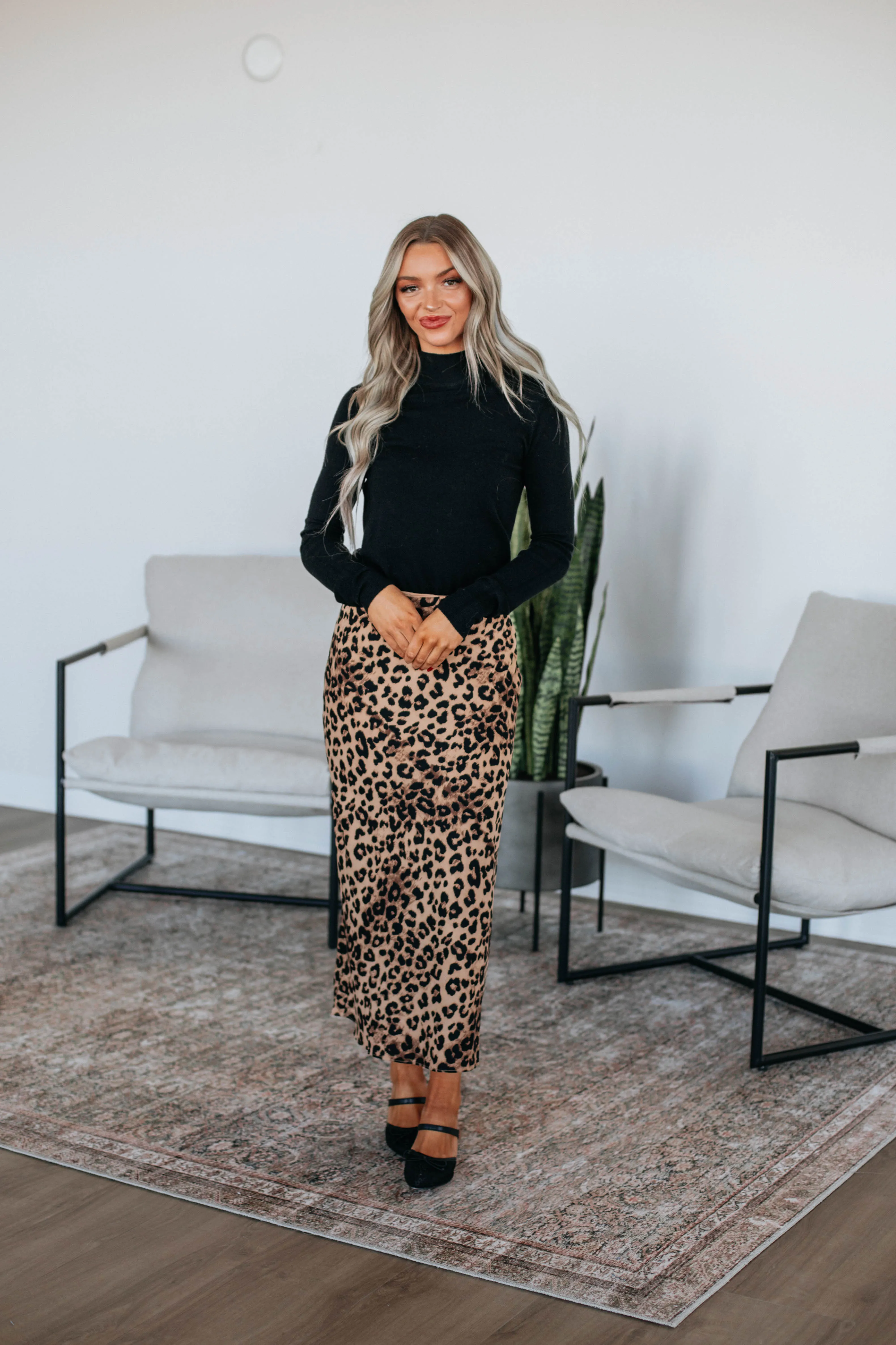 Jaklyn Maxi Skirt Cashmere Touch Easy Combo