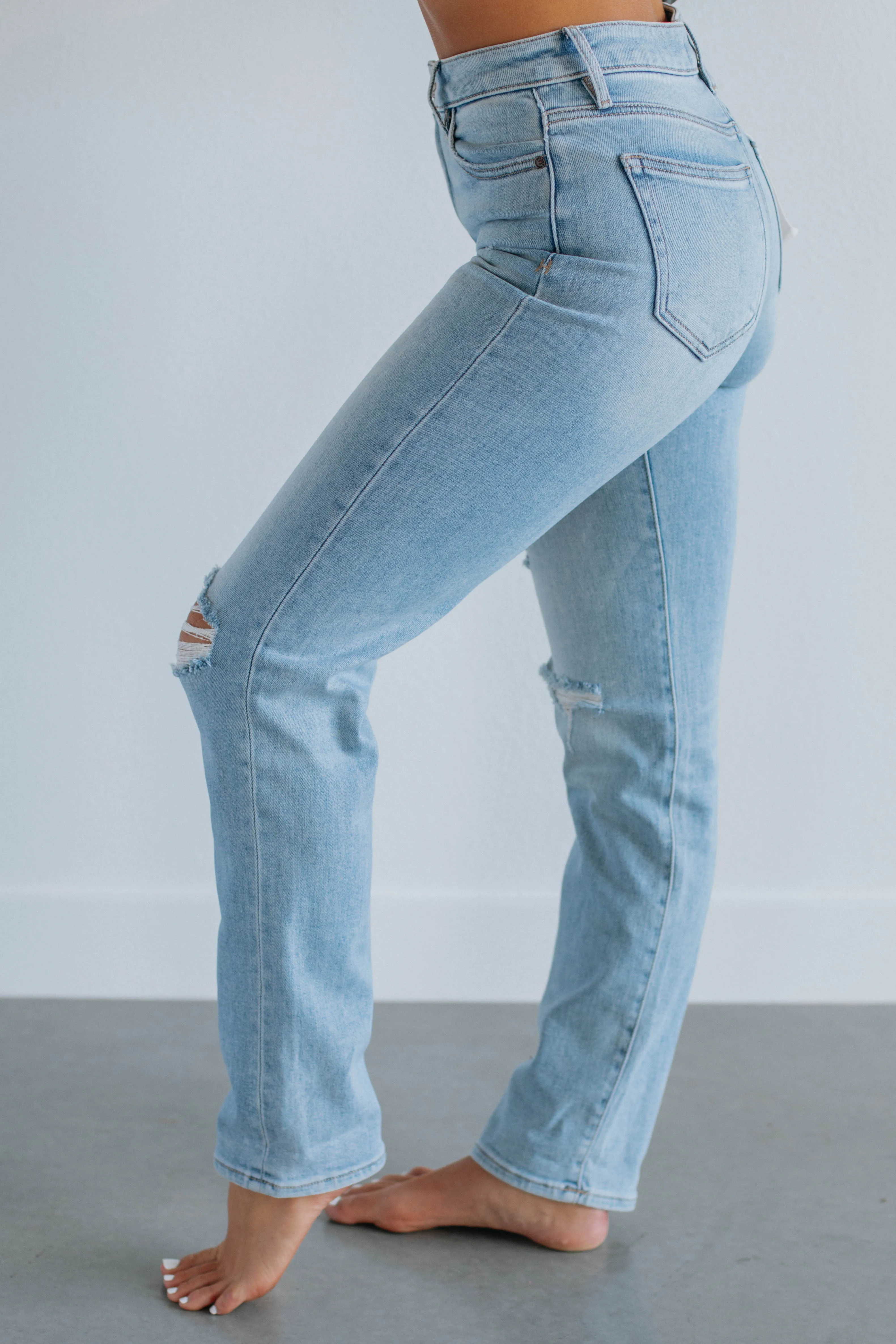 Sanded Seam Comfort Tracey Hidden Jeans - Legacy