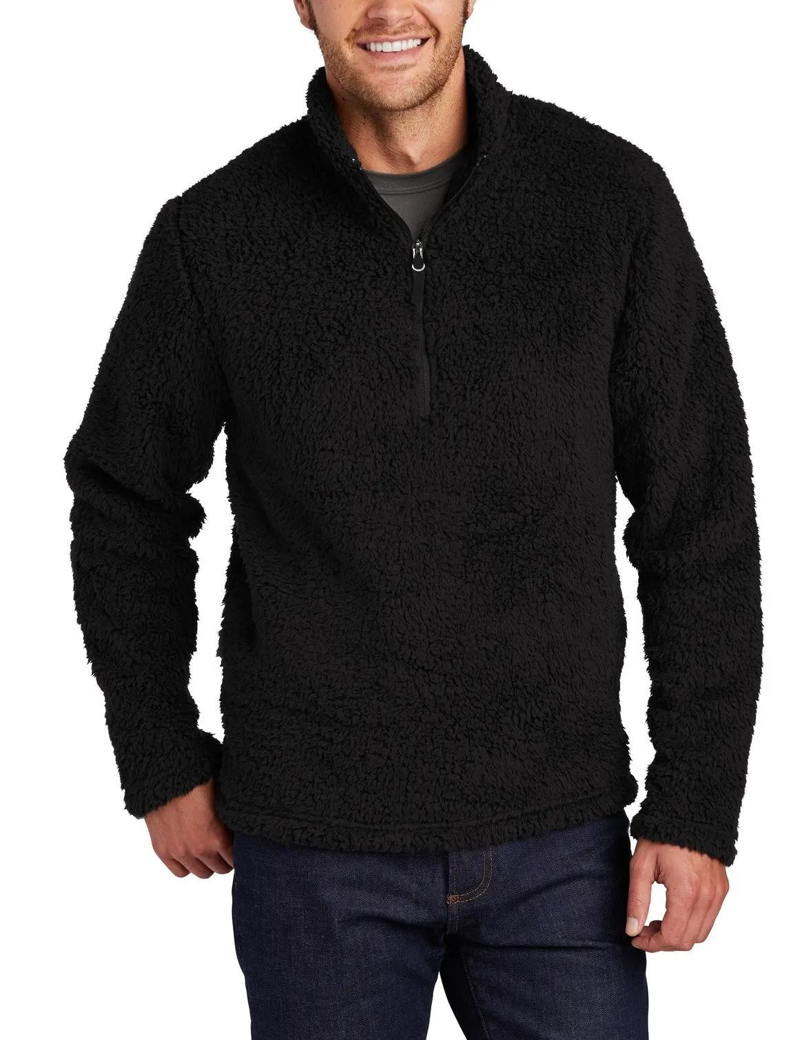 Light Warmth Breathable Mesh Panels JustBlanks Men's Cozy Quarter Zip Fleece Pullover Sweater