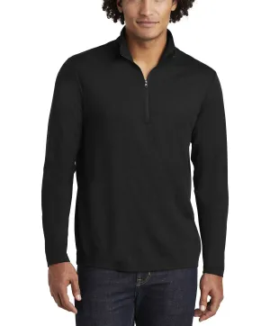 JustBlanks Men's Tri-Blend Quarter-Zip Pullover Seasonal Fit
