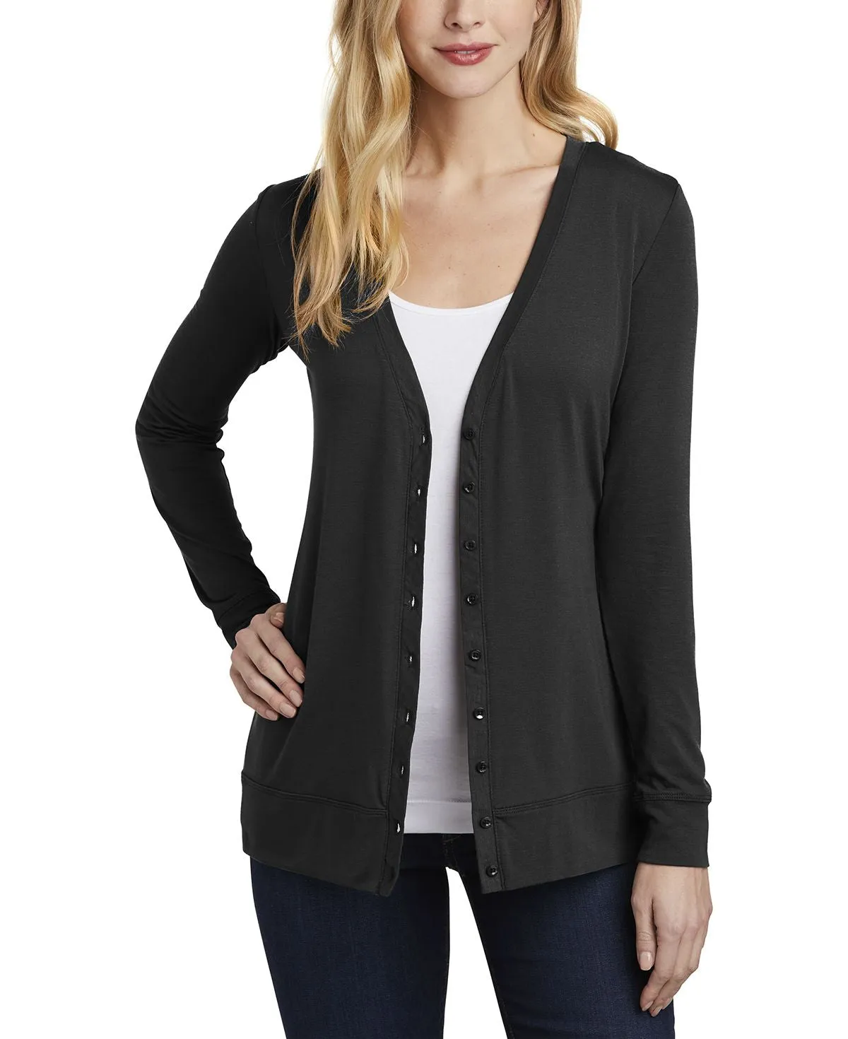 Relax time JustBlanks Women's Button Down Open Front Concept Cardigan