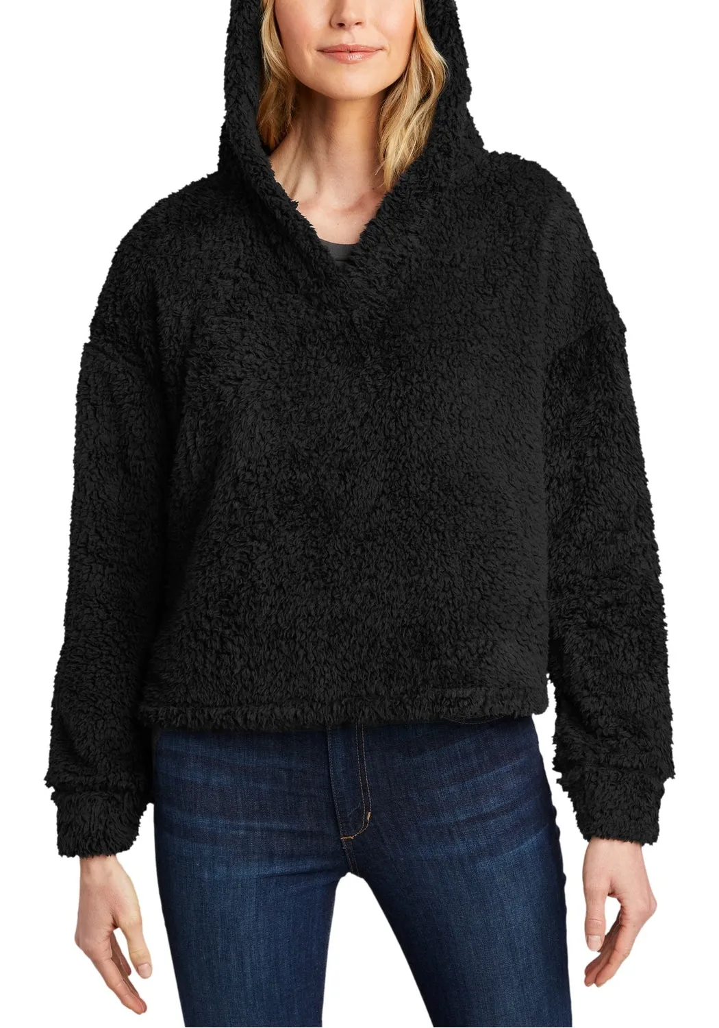 Casual Wear JustBlanks Women's Hooded Cozy Fleece Pullover