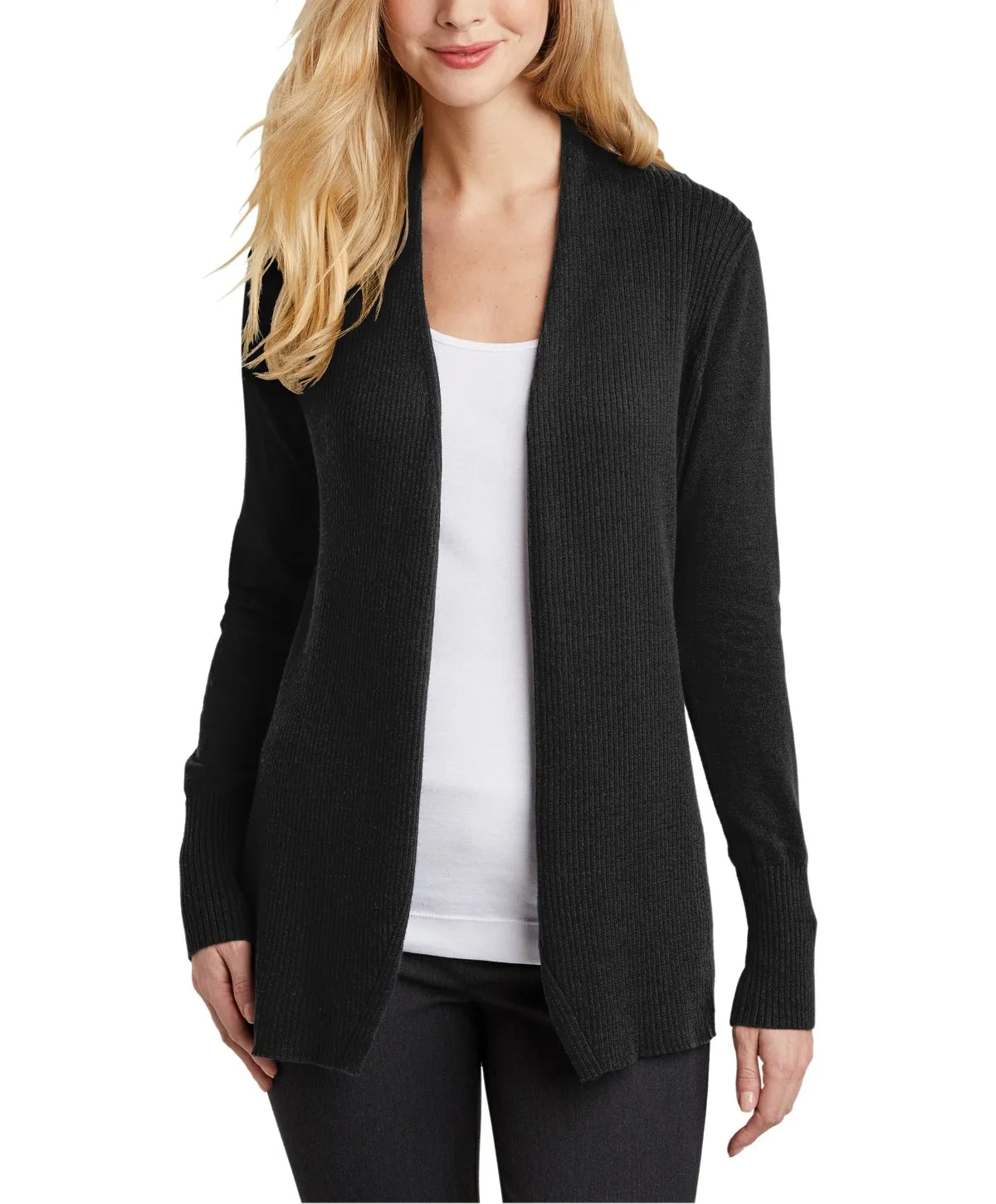 City Casual Style City Ready JustBlanks Women's Open Front Cardigan Sweater
