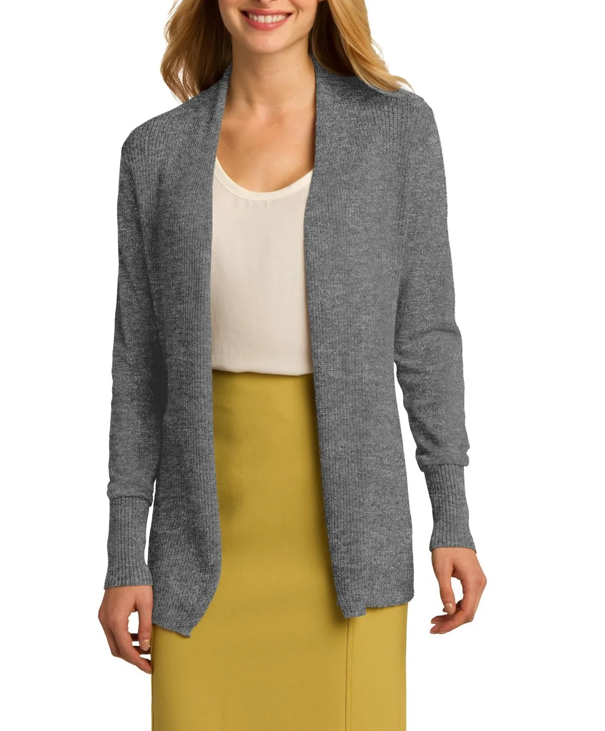 JustBlanks Women's Open Front Cardigan Sweater Thermal Insulation Knits Warm Outfit