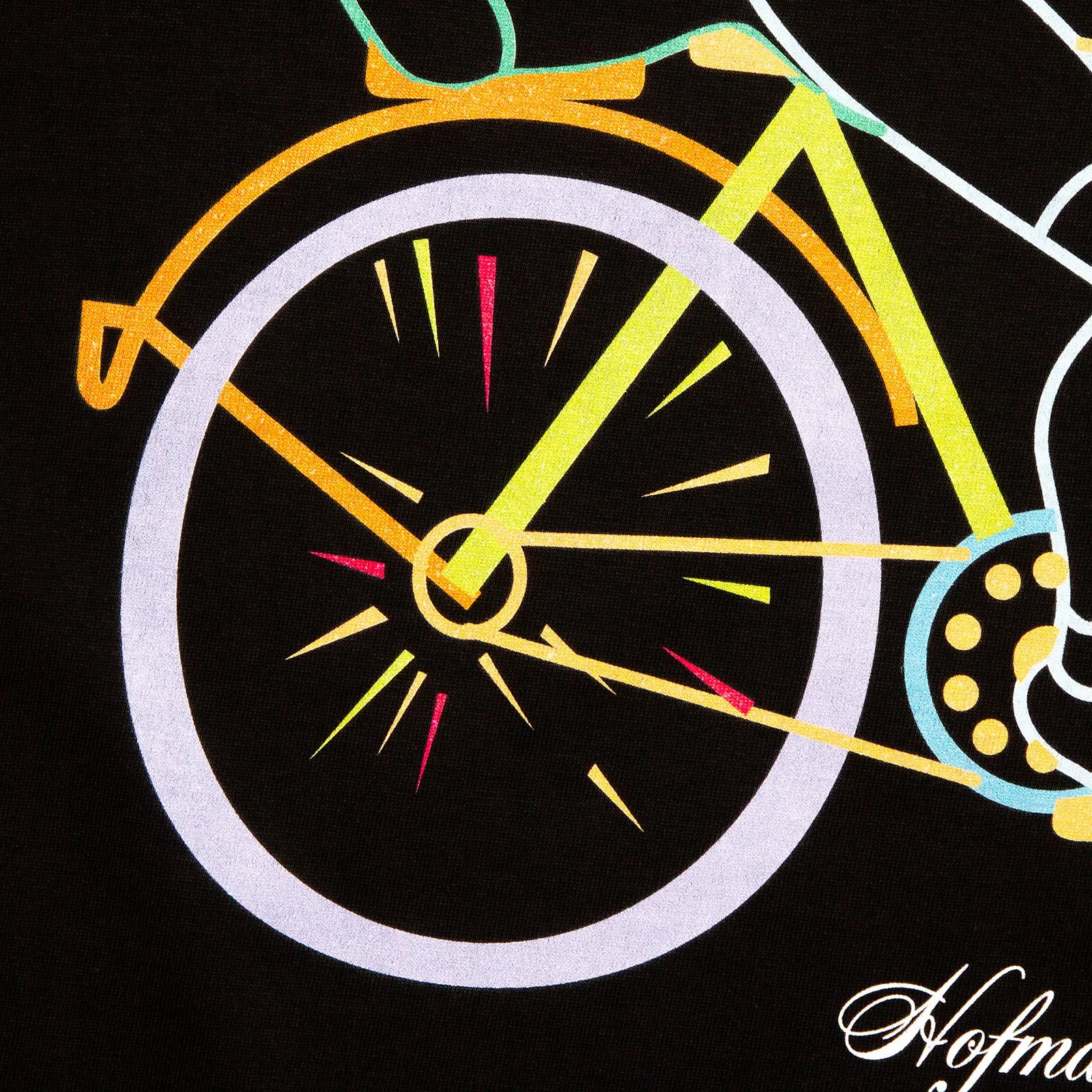 Kaleidoscopic Hofmann Back Print - Sweatshirt - Black Weekend Casual