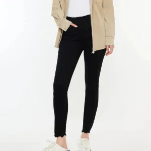 KanCan High Rise Jay Ankle Skinny Jean Vibrant Design