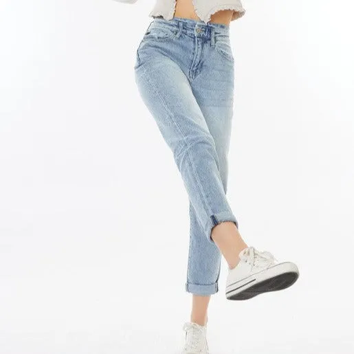 Style Element Timeless Feel KanCan High Rise Mom Jean