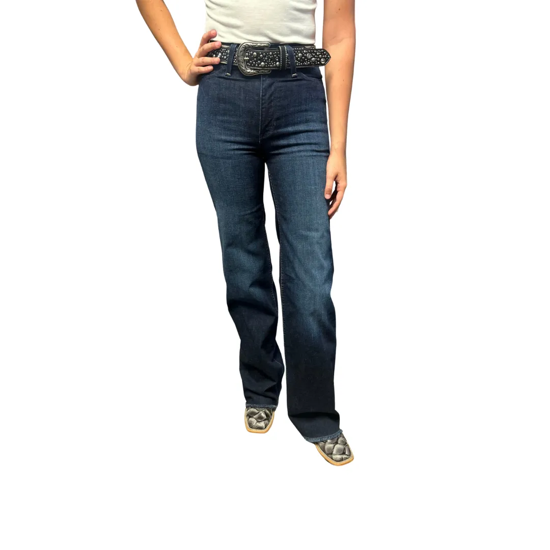 Easy Fit Design Kimes Ranch Women's Olivia Stovepipe Jean in Dark Wash