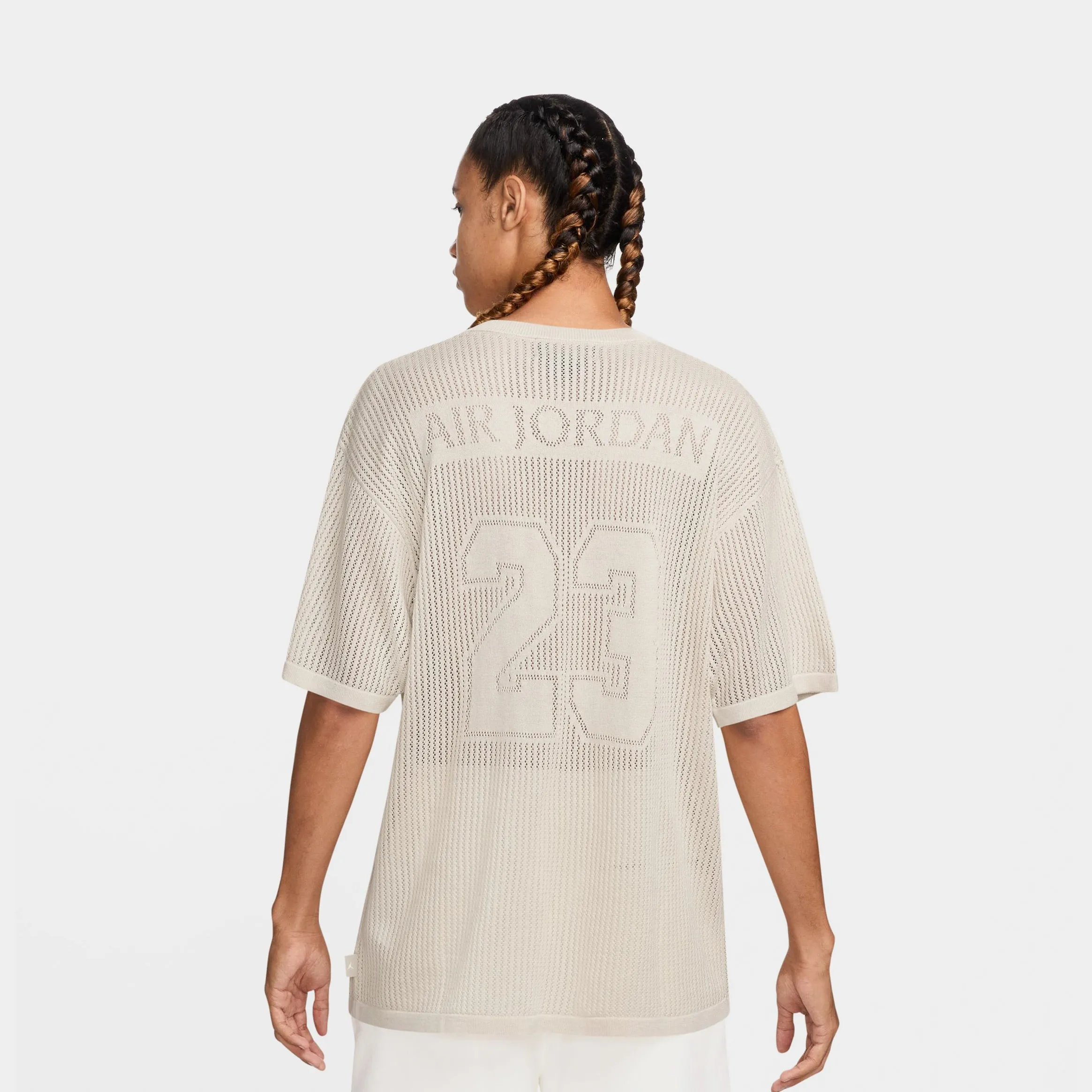 Knit Football Mens Jersey (Legend Light Brown/Sail) Training Flex Non Restrictive Design