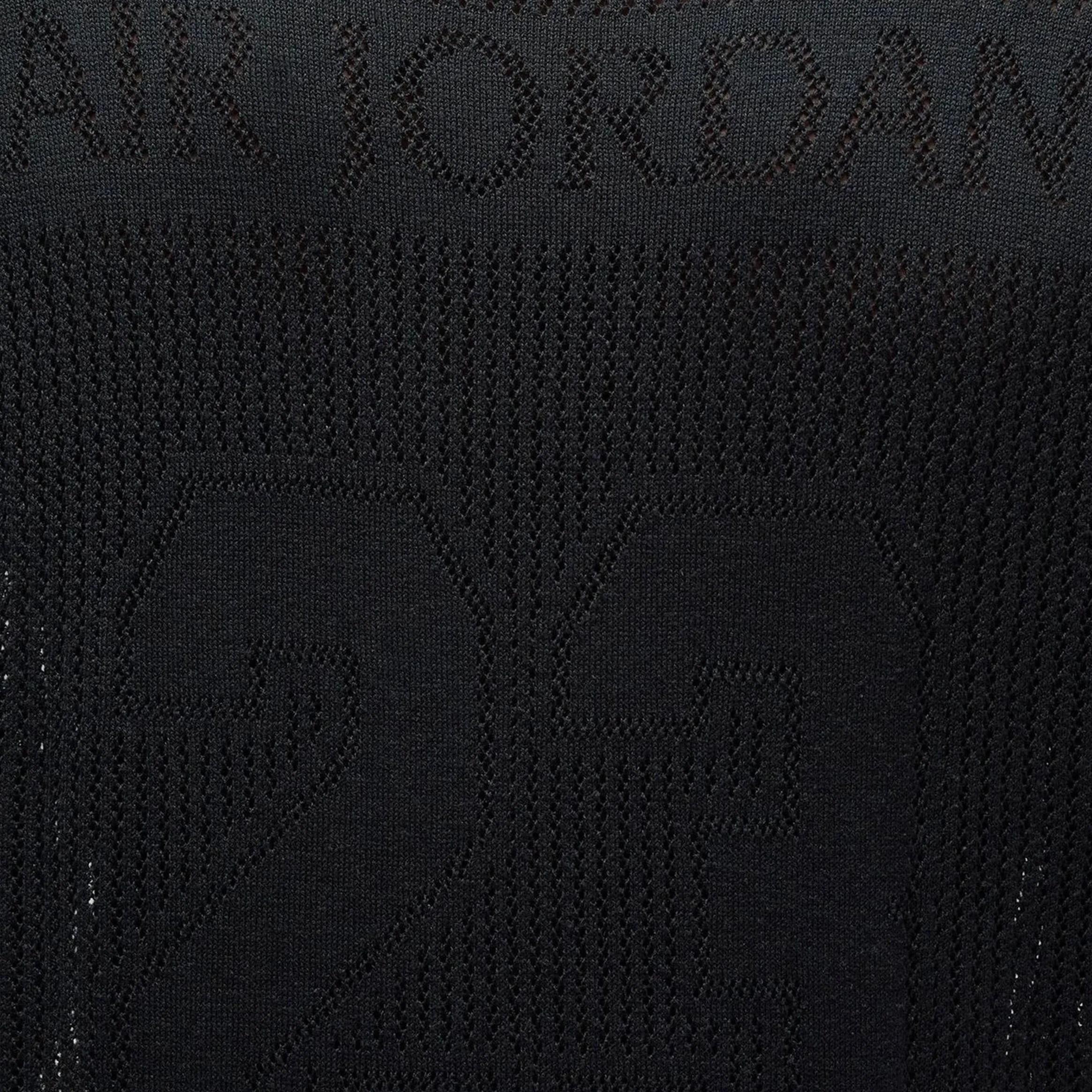 Knit Football Mens Jersey (Off Noir/Dark Smoke Grey) Contrast Trim Detailing Sweat Wicking Technology