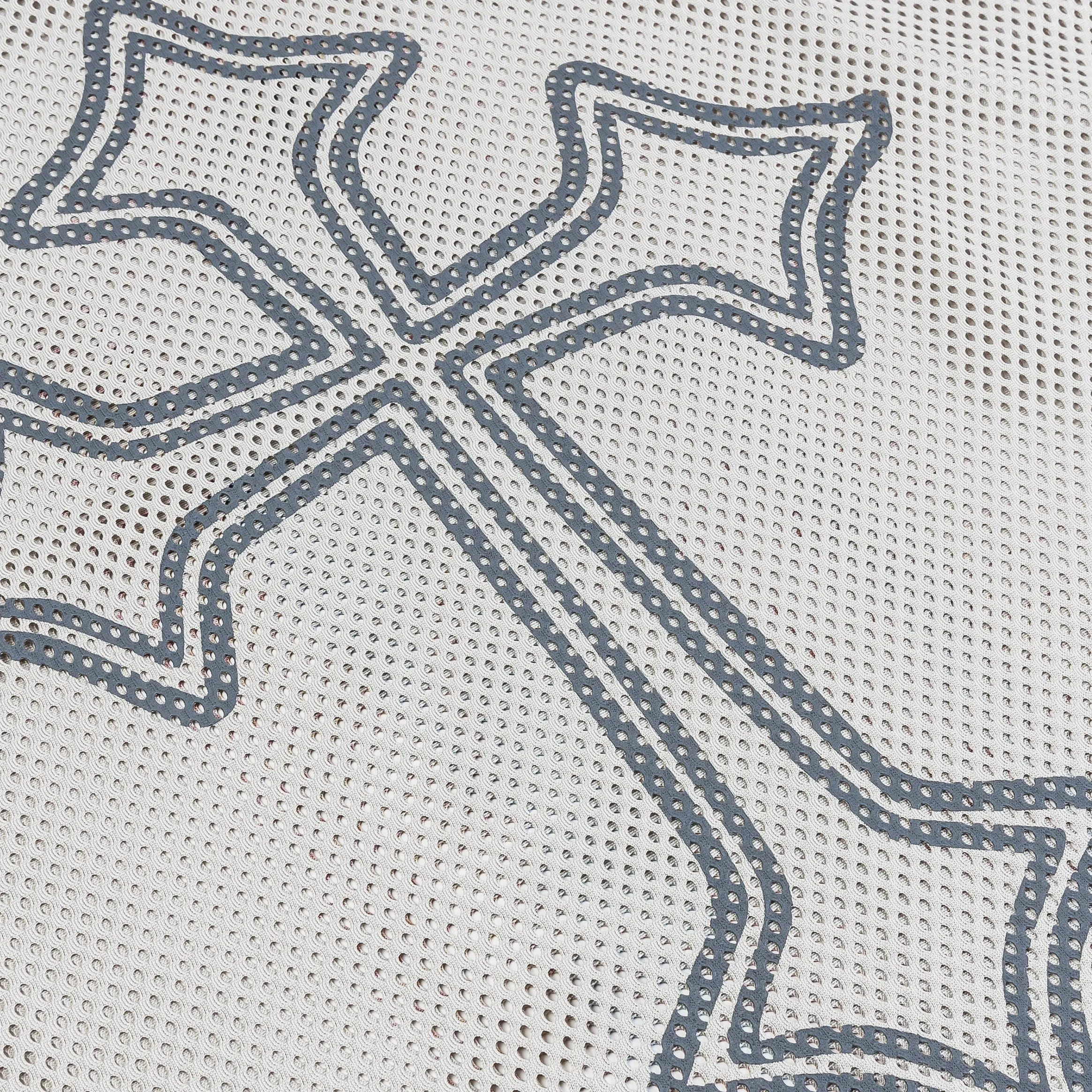 Moisture Lock Reservoir Wind Resistant Barrier Lady Of Guadalupe Mesh Mens Jersey (Grey/Blue)