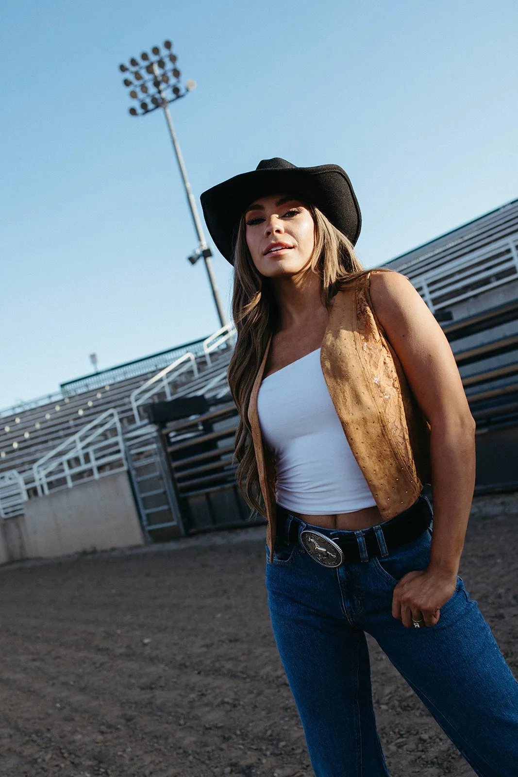 Turtleneck Variation Lattice Ventilation Weave Lasso Lace Vest