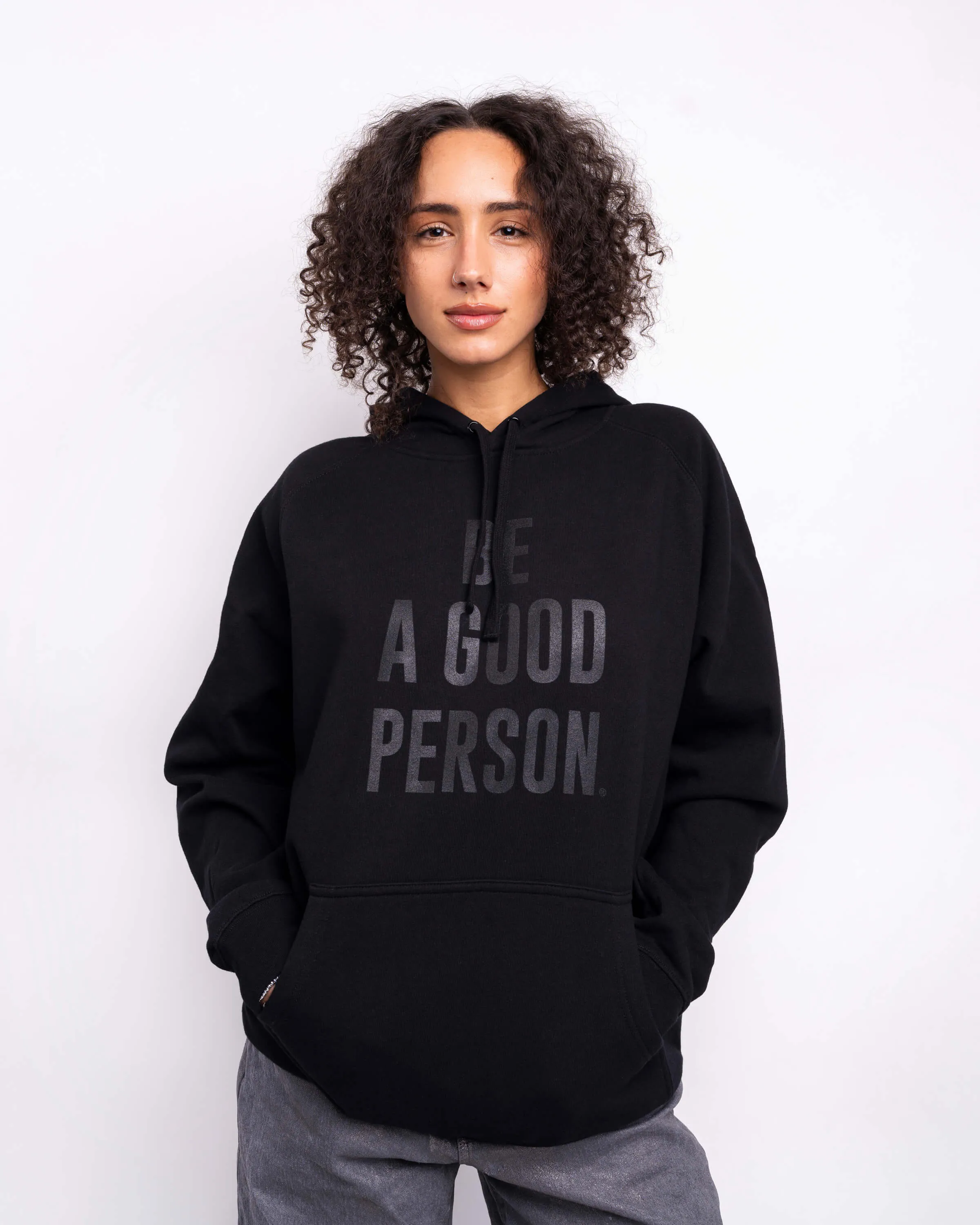 Fashion Essential Warm Clothing Signature Lightweight Hoodie - Asphalt