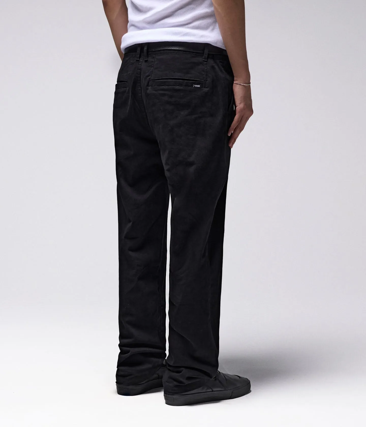 Flexible Fabric LEGACY CHINO PANT // BLACK