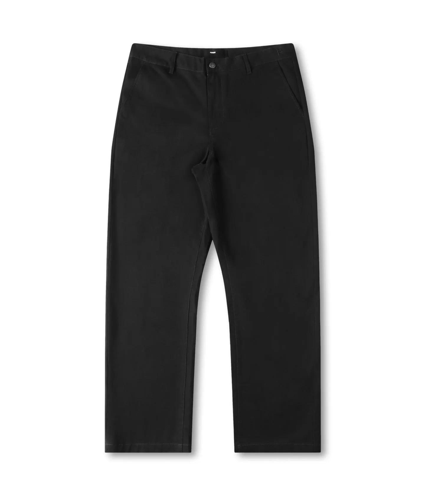 Plaid detail Trendy Comfort LEGACY CHINO PANT // BLACK