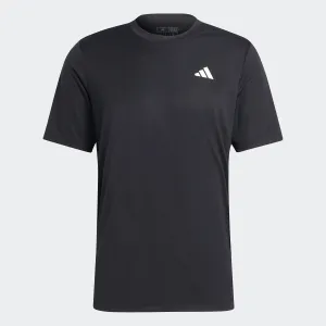 Slim Fit Cut adidas Club Tennis T-Shirt | Black | Men's