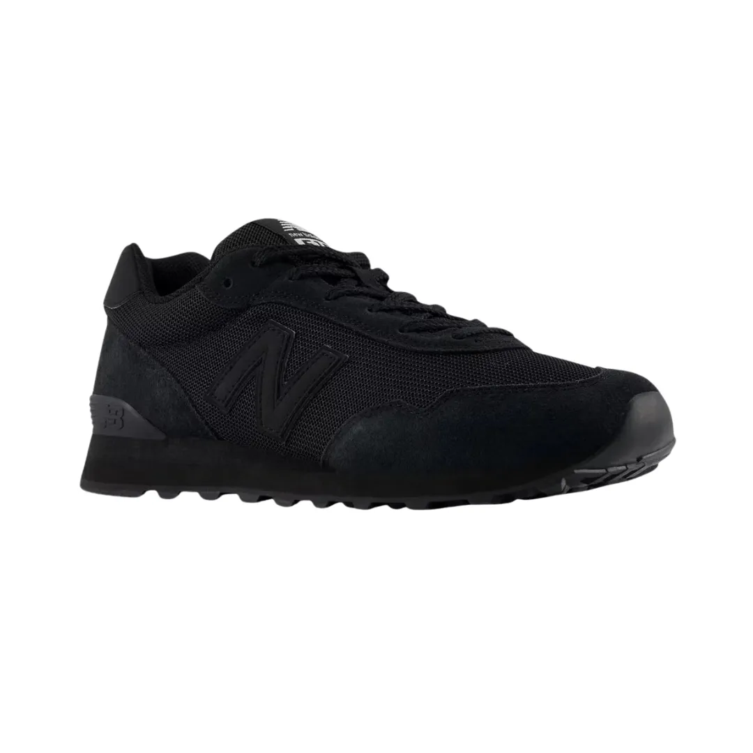 NEW BALANCE ML515AGR-2E 515 MN'S (Wide) Black Mesh & Suede Running Shoes Torsional Stability Shock Absorbing Sole