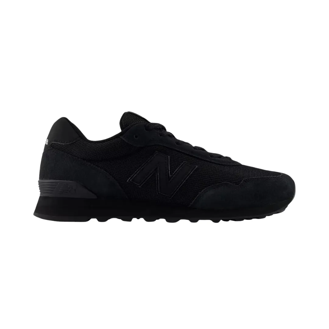 Hyperlock Heel System Flexible Midsole NEW BALANCE ML515AGR-2E 515 MN'S (Wide) Black Mesh & Suede Running Shoes