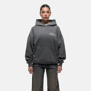 Abrade Grey Sprayed Hoodie Cold-Weather Gear