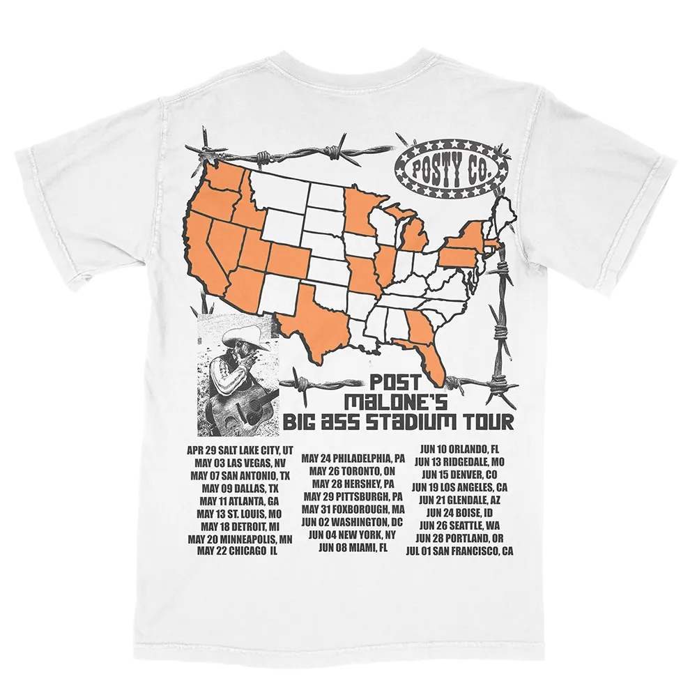 Quick Dry Wear Comfort Fit Design Big Ass Stadium Tour All Over Print T-Shirt