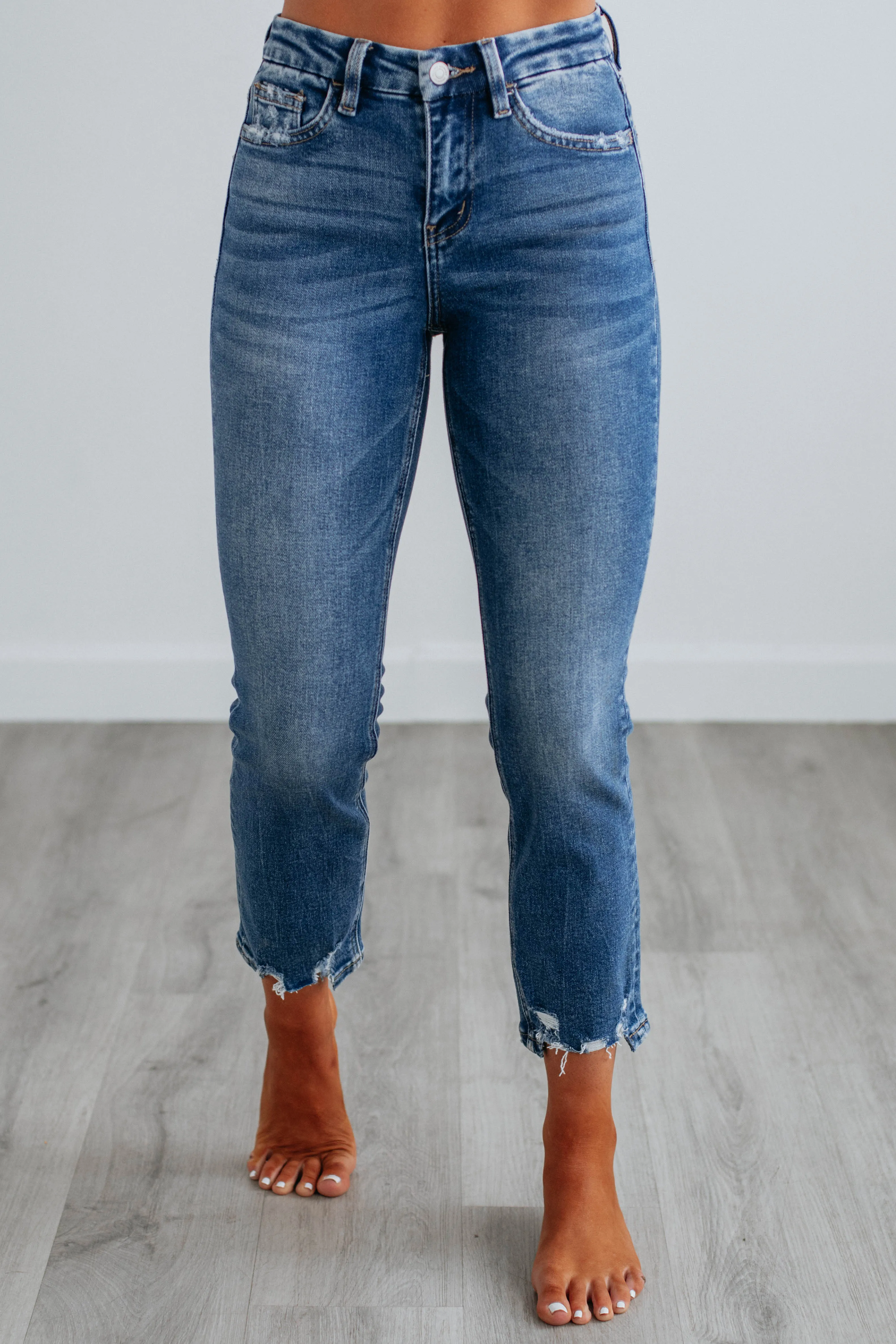 Articulated Knee Shape Lisha Flying Monkey Jeans