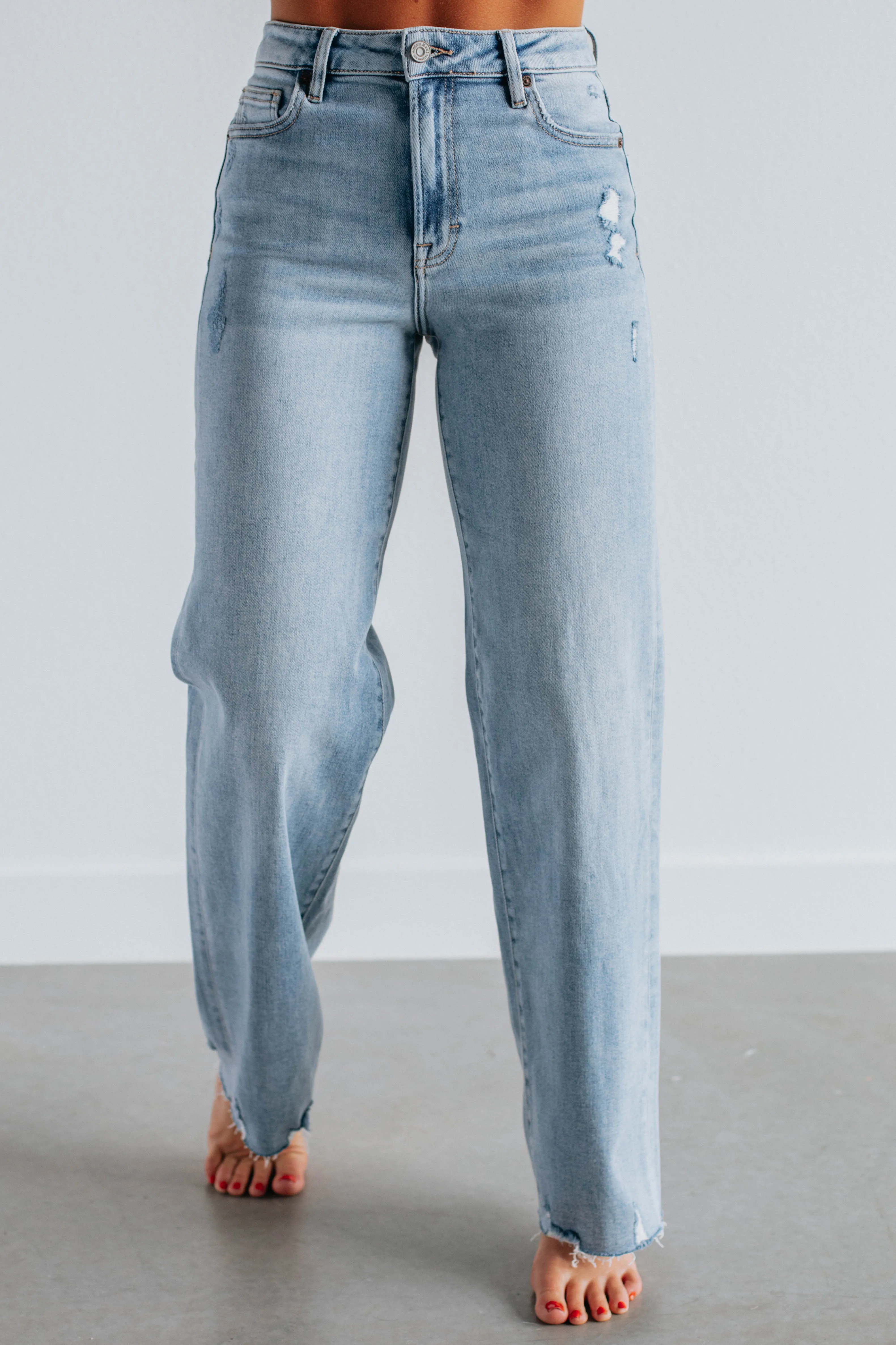 Textured Vibrant Logan Hidden Jeans - Undeniable