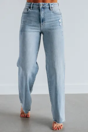 Textured Vibrant Logan Hidden Jeans - Undeniable