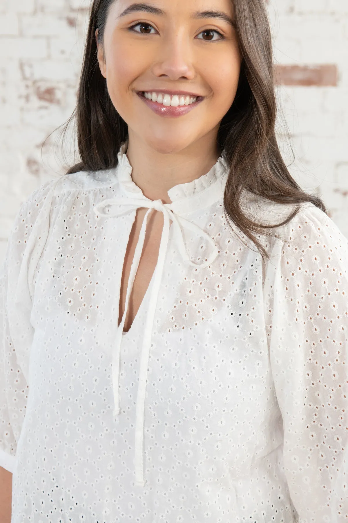 Lola Blouse - Broderie Anglaise No-Fuss Design