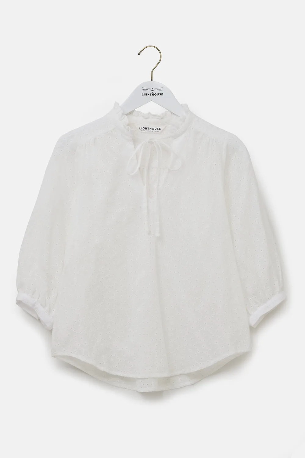 Lola Blouse - Broderie Anglaise Breathable mesh