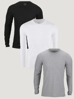 Ultimate Comfort Long Sleeve Basic 3-Pack